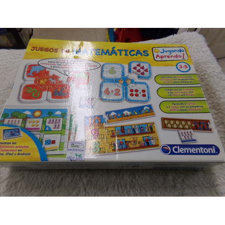 Juegos de matemáticas . Clementoni. Segunda mano