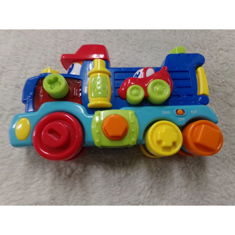 Coche musical español inglés. Segunda mano