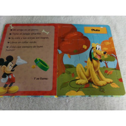 Los amigos de Mickey. Incluye 5 puzzles. Segunda mano