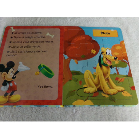 Los amigos de Mickey. Incluye 5 puzzles. Segunda mano