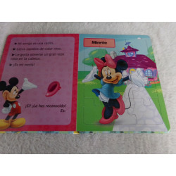 Los amigos de Mickey. Incluye 5 puzzles. Segunda mano