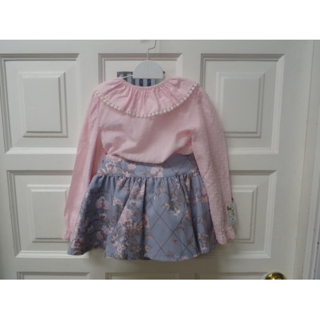 Conjunto falda y blusa talla 4 años. Segunda mano