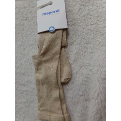 Leotardos dorados Mayoral talla 8 años. A estrenar