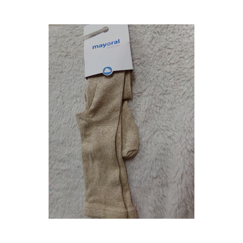 Leotardos dorados Mayoral talla 8 años. A estrenar