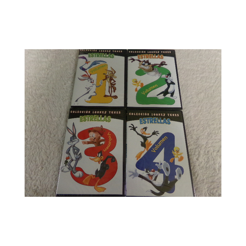 Coleccion Looney Tunes volumen 1,2,3 y 4. DVD. A estrenar