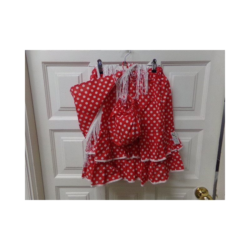 Disfraz sevillana talla 4-5 años. Segunda mano