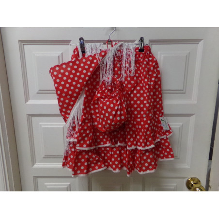 Disfraz sevillana talla 4-5 años. Segunda mano