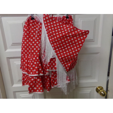 Disfraz sevillana talla 4-5 años. Segunda mano