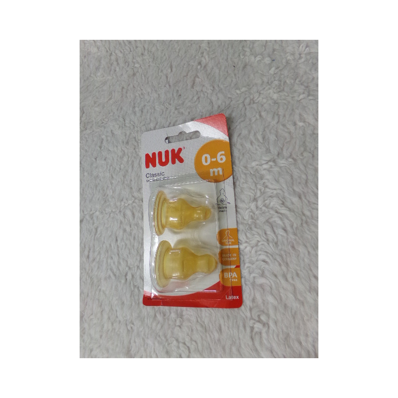 2 Tetinas anticólicos Nuk. 0-6 meses. A estrenar