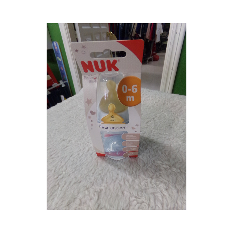 Biberon Nuk 0-6 meses. A estrenar