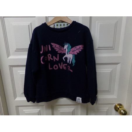 Sudadera Unicorno talla 7 años. Segunda mano