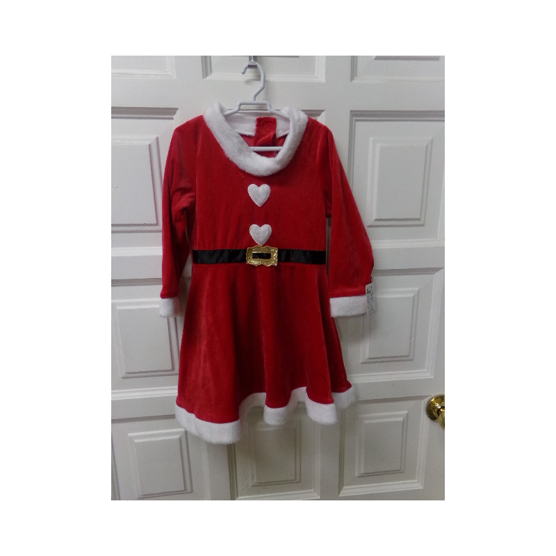Disfraz de Mama Noel talla 4-5 años. Segunda mano