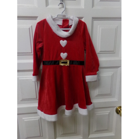 Disfraz de Mama Noel talla 4-5 años. Segunda mano