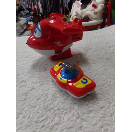 Transformable Super Wings con mando. Segunda mano