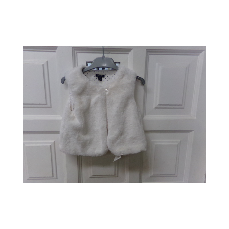 Chaleco pelito talla 18 meses. Segunda mano