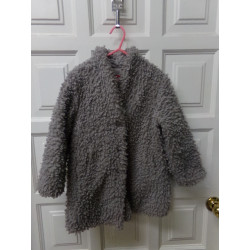 Abrigo pelito Neck&Neck talla 4-5 años. Segunda mano