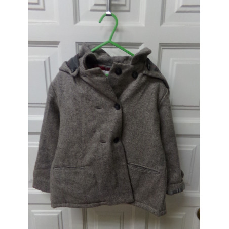 Abrigo pelito Neck&Neck talla 4-5 años. Segunda mano