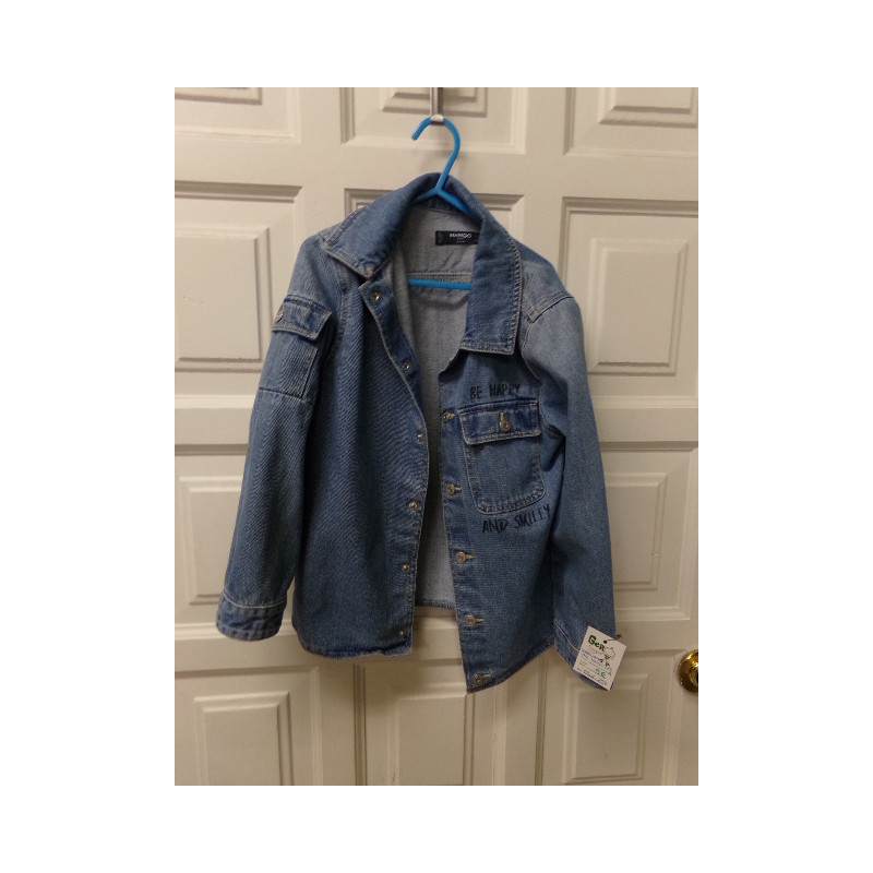 Sobrecamisa vaquera Mango talla 7-8 años. Segunda mano