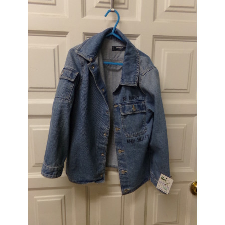 Sobrecamisa vaquera Mango talla 7-8 años. Segunda mano