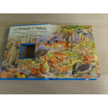 Libro con 6 puzzles. Animales. Segunda mano