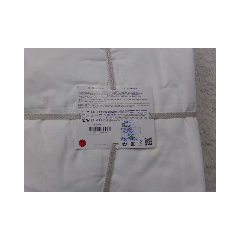 Sábana bajera blanca. A estrenar