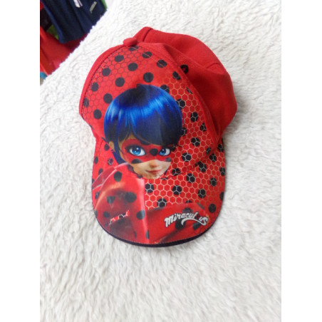 Gorra Lady Bug. Talla 7-8 años. Segunda mano