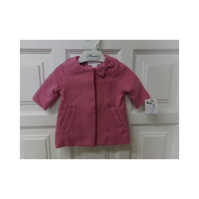 Abrigo rosa talla 0-3 meses. Segunda mano