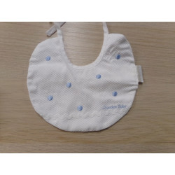 Babero piqué. Sin uso