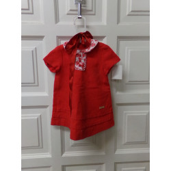Vestido con bragola y capotatalla 12 meses. Foque. Segunda mano