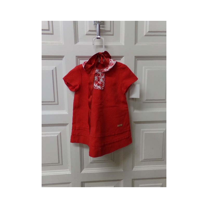 Vestido con bragola y capotatalla 12 meses. Foque. Segunda mano