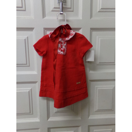Vestido con bragola y capotatalla 12 meses. Foque. Segunda mano