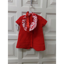 Vestido con bragola y capotatalla 12 meses. Foque. Segunda mano