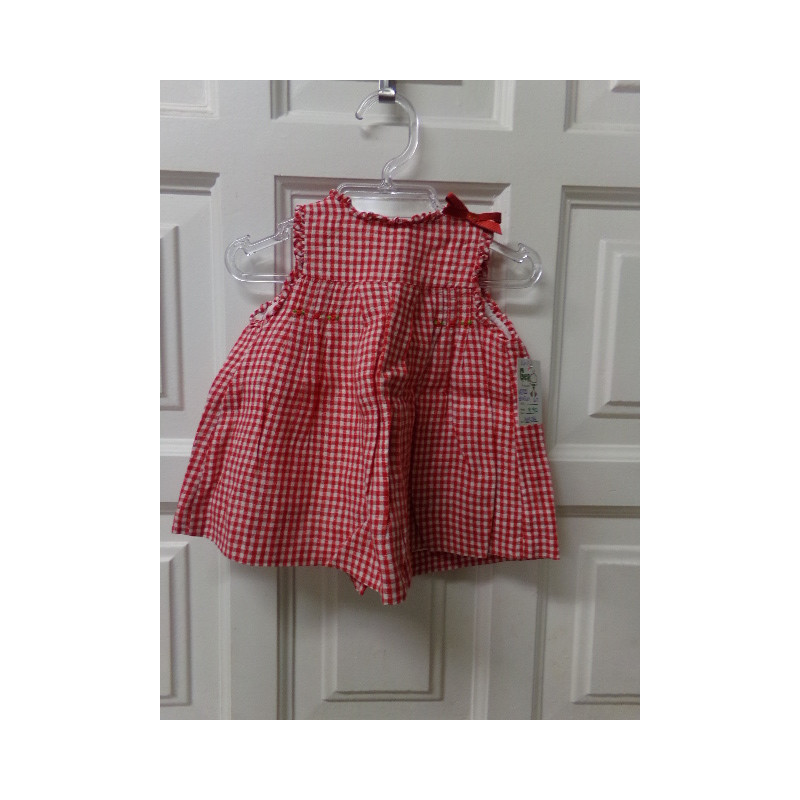 Vestido con bragola Kiripi talla 6 meses. Segunda mano