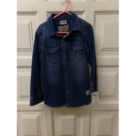 Camisa vaquera Zara talla 6 años. Segunda mano