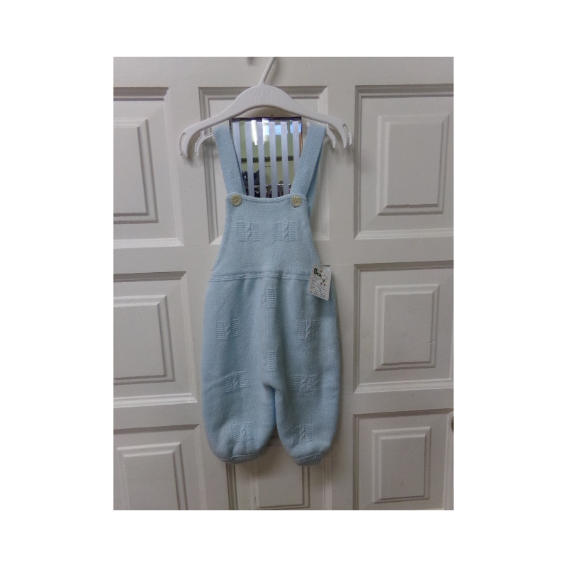 Mono de punto azul talla 6-9 meses. Segunda mano