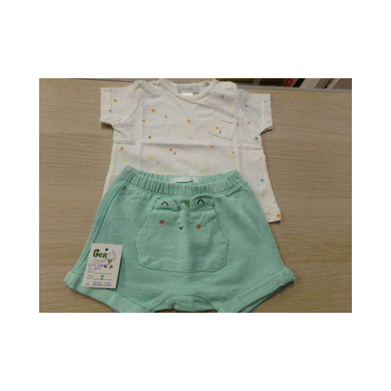 Conjunto Zara talla 1-3  meses. Segunda mano