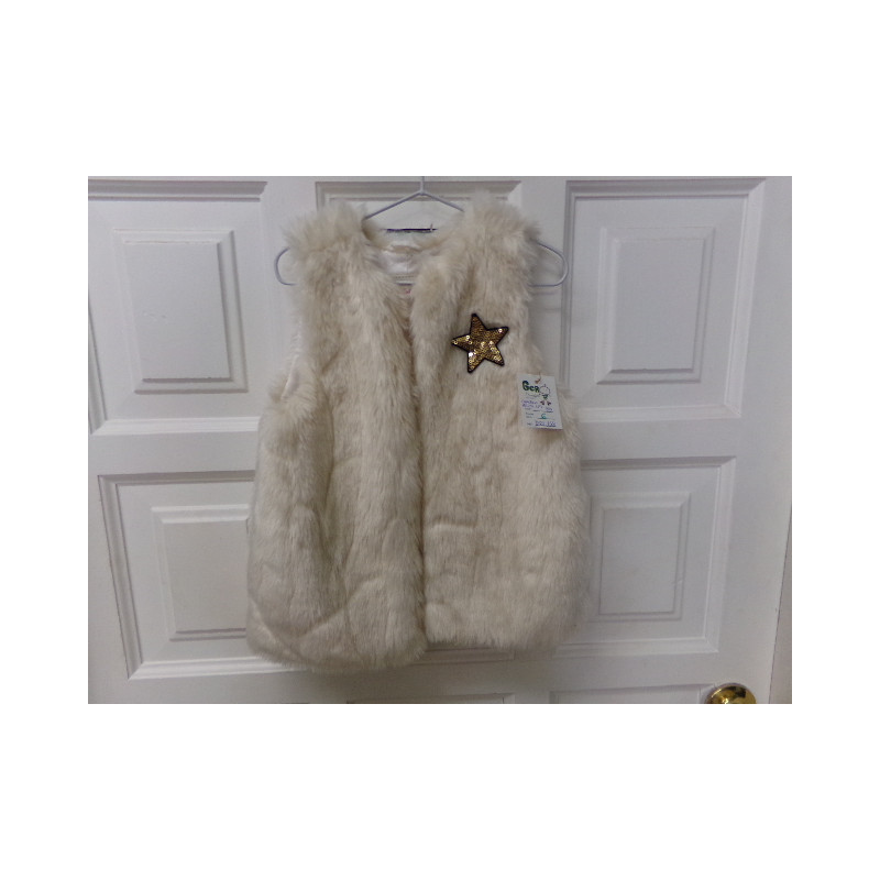 Chaleco pelito Lefties talla 8 años. Segunda mano