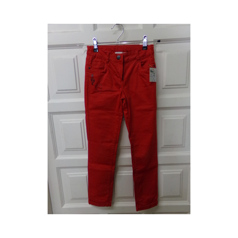 Pantalon rojo Orchestra talla 8 años. Segunda mano