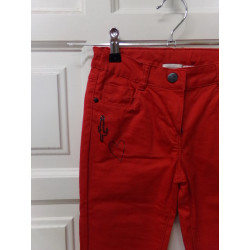 Pantalon rojo Orchestra talla 8 años. Segunda mano