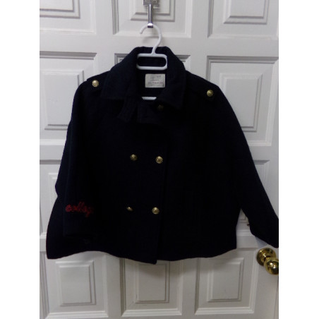 Capa de Zara azul marino talla 7-8 años. Segunda mano