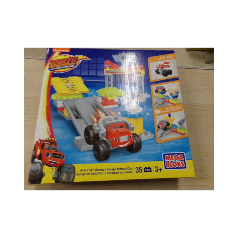 Garaje Axle Megablocks. Blaze. Segunda mano