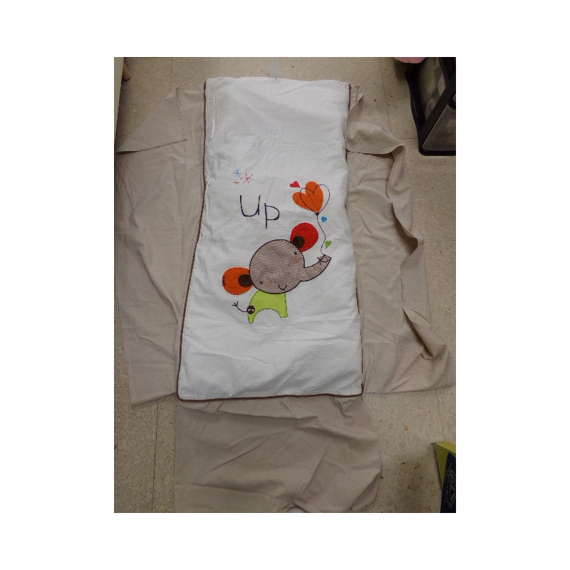 Relleno nórdico con funda de cuna. Segunda mano