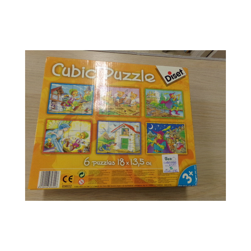6 Puzzles de cubos. Segunda mano