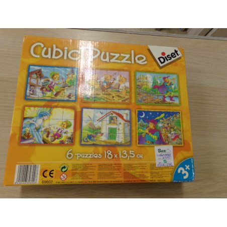 6 Puzzles de cubos. Segunda mano