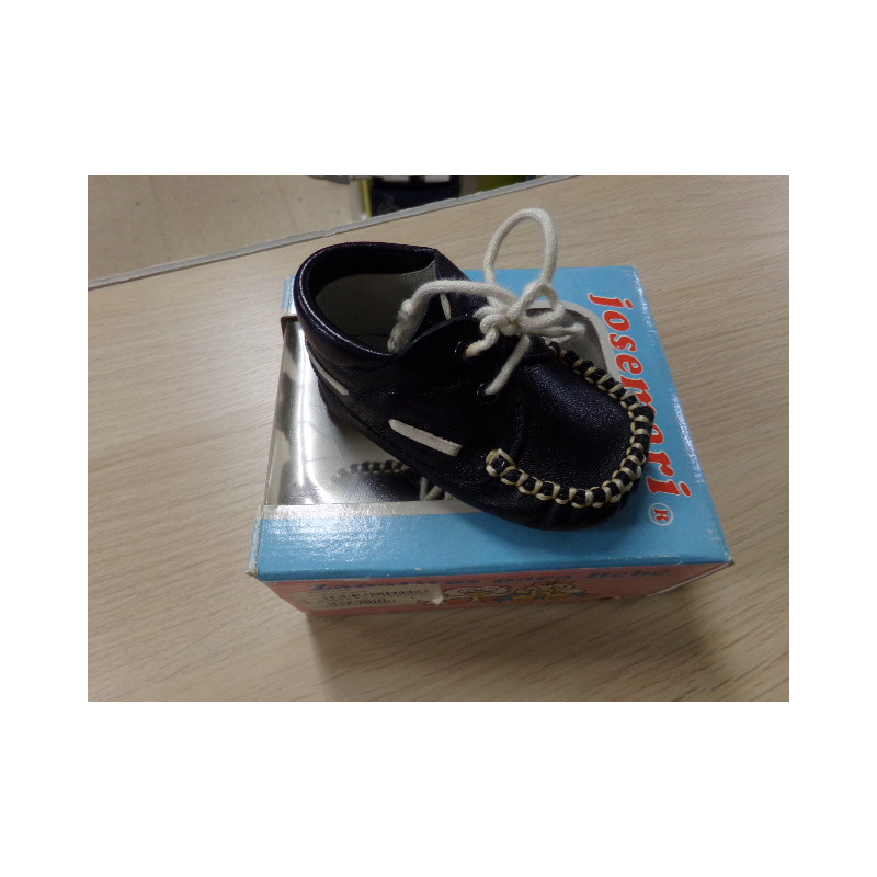 Mocasin N 18 azul marino. Segunda mano