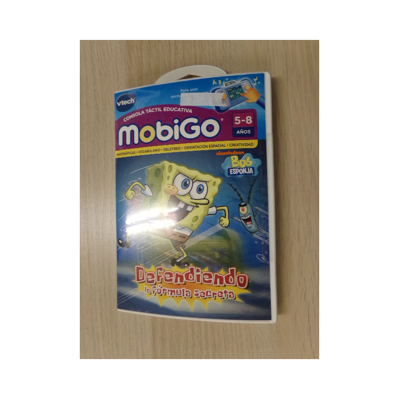 Juego Bob Esponja para consola  MobiGo. Segunda mano