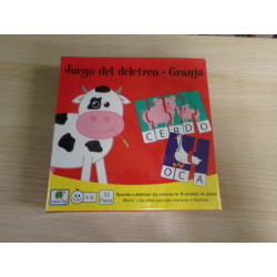 Juego del deletreo. Granja. Segunda mano