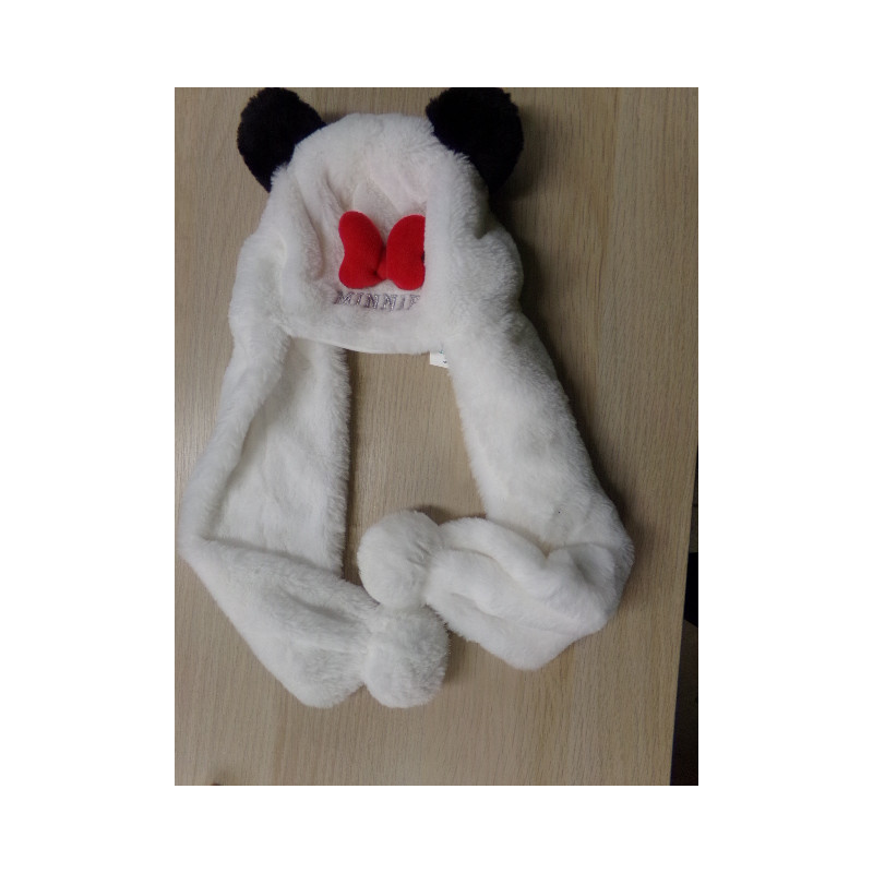 Gorrito bufanda Minnie talla 3-6 meses.