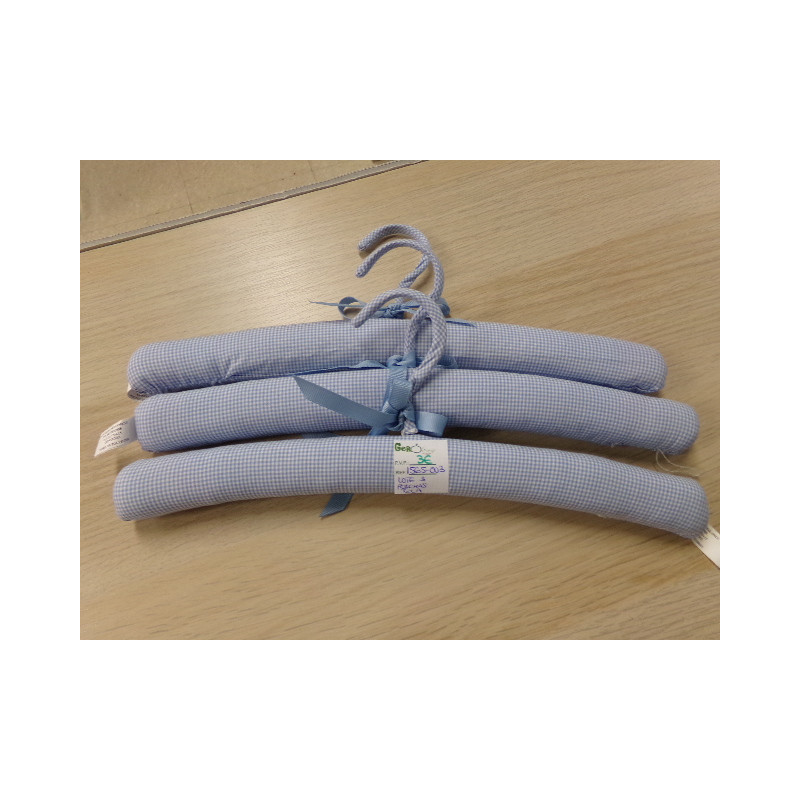 3 Perchas de tela. Segunda mano