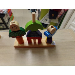 Encajable de madera. Segunda mano